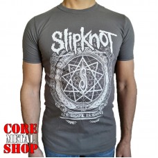 Футболка Slipknot - Blurry серая