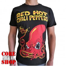 Футболка Red Hot Chili Peppers - Fire Squid (черная)