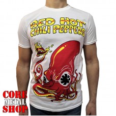 Футболка Red Hot Chili Peppers - Fire Squid (белая)