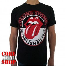 Футболка Rolling Stones - Established 1962 (черная)