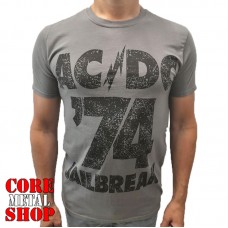 Футболка AC/DC - Jailbreak графитовая