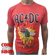 Футболка AC/DC Fly On The Wall (красная)