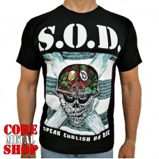 Футболка S.O.D. - Speak English or Die