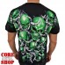 Футболка Green Skulls (світитться в темряві)