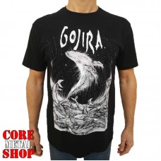 Футболка Gojira (Woodblock Whales)